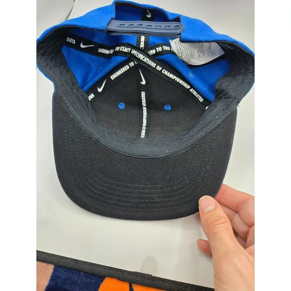 Nike Limitless Spell out Snapback Hat Youth Nike Game Royal‎ Blue & Black 2 Tone